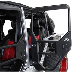 Fab Fours JK1031-1 Rear Tube Door for Jeep Wrangler JK 2007-2018
