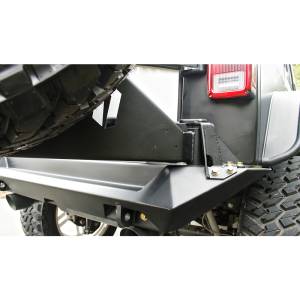 Fab Fours JP-Y1261T-1 Off the Door Tire Carrier for Jeep Wrangler JK 2007-2018