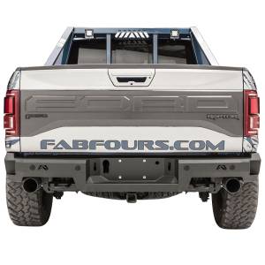Fab Fours FF17-W4351-1 Premium Rear Bumper with Sensor Holes for Ford Raptor 2017-2020