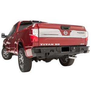 Fab Fours - Fab Fours NT16-W3751-1 Premium Rear Bumper with Sensor Holes for Nissan Titan XD 2016-2019 - Image 3
