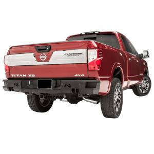 Fab Fours - Fab Fours NT16-W3751-1 Premium Rear Bumper with Sensor Holes for Nissan Titan XD 2016-2019 - Image 4