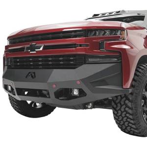 Fab Fours - Fab Fours CS19-D4051-1 Vengeance Front Bumper with Sensor Holes for Chevy Silverado 1500 2019-2020 - Image 2