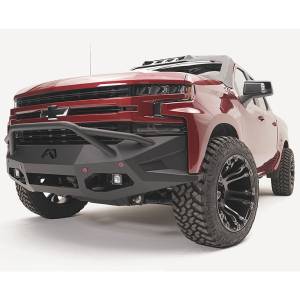 Fab Fours - Fab Fours CS19-D4052-1 Vengeance Front Bumper with Pre-Runner Guard and Sensor Holes for Chevy Silverado 1500 2019-2020 - Image 2