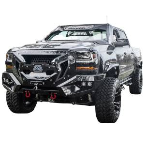 Fab Fours - Fab Fours GR3800-1 Grumper Front Bumper for Chevy Silverado 1500 2016-2018 - Image 2
