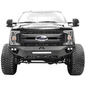Fab Fours DR16-V4061-1 Open Fender Front Bumper with Sensor Holes for Dodge Ram 2500/3500/4500/5500 2016-2018