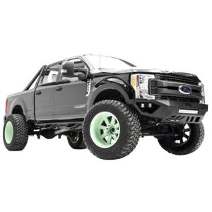 Fab Fours - Fab Fours DR16-V4061-1 Open Fender Front Bumper with Sensor Holes for Dodge Ram 2500/3500/4500/5500 2016-2018 - Image 4