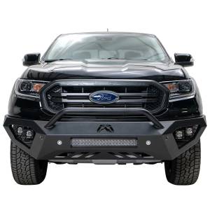 Fab Fours FR19-D4852-1 Vengeance Front Bumper with Pre-Runner Guard and Sensor Holes for Ford Ranger 2019