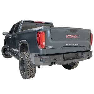 Fab Fours - Fab Fours CS19-W4051-1 Premium Rear Bumper with Blind Spot Monitor Mount and Sensor Holes for GMC Sierra 1500 2019 - Image 2