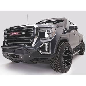 Fab Fours - Fab Fours GS19-D6052-1 Vengeance Front Bumper with Pre-Runner Guard and Sensor Holes for GMC Sierra 1500 2019-2020 - Image 3