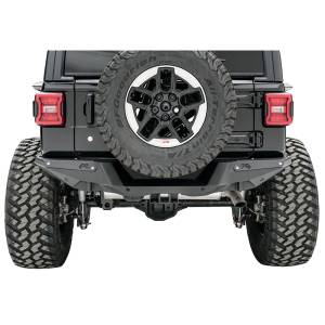 Fab Fours JL18-Y1851-1 Rear Bumper with Sensor Holes for Jeep JL 2018-2020