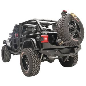 Fab Fours - Fab Fours JL18-Y1851-1 Rear Bumper with Sensor Holes for Jeep JL 2018-2020 - Image 2