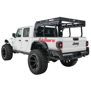 Fab Fours - Fab Fours JT20-Y1950-1 Rear Bumper with Sensor Holes for Jeep Gladiator JT 2020 - Image 6