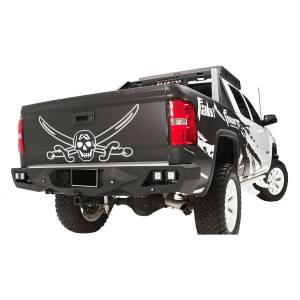 Fab Fours - Fab Fours CS14-E3151-1 Vengeance Rear Bumper with Sensor Holes for Chevy Silverado 1500 2014-2018 - Image 2