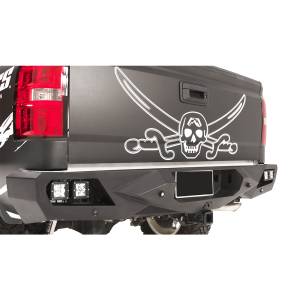 Fab Fours - Fab Fours CS14-E3151-1 Vengeance Rear Bumper with Sensor Holes for Chevy Silverado 1500 2014-2018 - Image 3