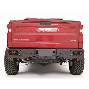 Fab Fours CS19-E4051-1 Vengeance Rear Bumper with Sensor Holes for GMC Sierra 1500 2019