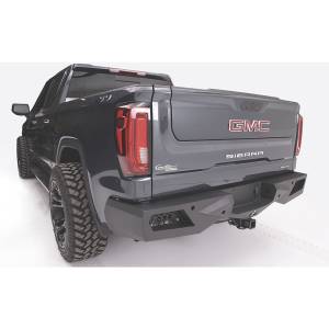 Fab Fours - Fab Fours CS19-E4051-1 Vengeance Rear Bumper with Sensor Holes for GMC Sierra 1500 2019 - Image 3