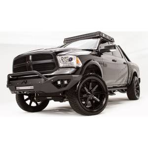 Fab Fours - Fab Fours DR13-D2952-1 Vengeance Front Bumper with Pre-Runner Guard and Sensor Holes for Dodge Ram 1500 2013-2018 - Image 2