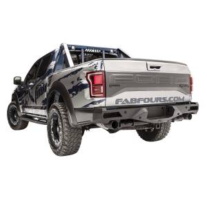 Fab Fours - Fab Fours FF17-E4351-1 Vengeance Rear Bumper with Sensor Holes for Ford Raptor 2017-2019 - Image 3