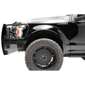 Fab Fours - Fab Fours FF18-K4560-1 Black Steel Front Bumper with Full Grille Guard for Ford F150 2018-2020 - Image 3