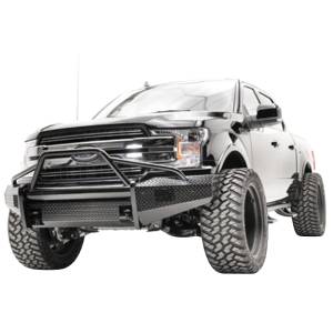 Fab Fours - Fab Fours FF18-K4562-1 Black Steel Front Bumper with Pre-Runner Guard for Ford F150 2018-2020 - Image 2