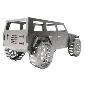 Fab Fours - Fab Fours FFFPJP-B Fire Pit for Jeep - Image 2