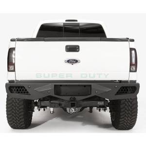 Fab Fours FS08-E1351-1 Vengeance Rear Bumper with Sensor Holes for Ford Super Duty 2011-2016