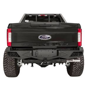 Fab Fours FS17-E4151-1 Vengeance Rear Bumper with Sensor Holes for Ford F250/F350/F450/F550 2017-2021