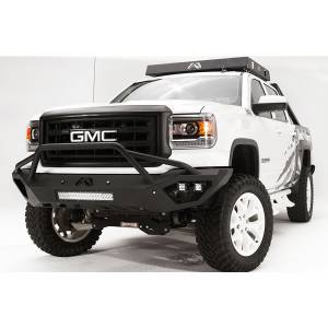 Fab Fours - Fab Fours GS14-D3152-1 Vengeance Front Bumper with Pre-Runner Guard and Sensor Holes for GMC Sierra 1500 2014-2015 - Image 2