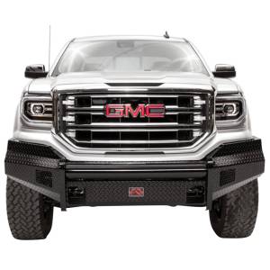 Fab Fours - Fab Fours GS14-K3161-1 Black Steel Front Bumper for GMC Sierra 1500 2014-2015 - Image 2