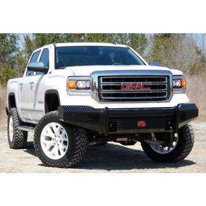 Fab Fours - Fab Fours GS14-K3161-1 Black Steel Front Bumper for GMC Sierra 1500 2014-2015 - Image 4