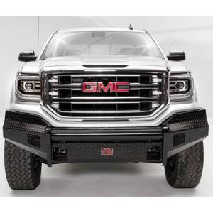 Fab Fours - Fab Fours GS16-K3961-1 Black Steel Front Bumper for GMC Sierra 1500 2016-2018 - Image 2