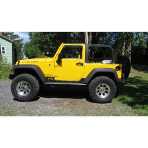 Fab Fours - Fab Fours JK07-G1350-1 2 Door Unlimited Rock Sliders for Jeep Wrangler JK 2007-2018 - Image 2