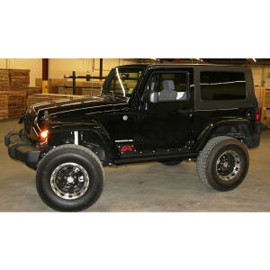 Fab Fours - Fab Fours JK07-G1350-1 2 Door Unlimited Rock Sliders for Jeep Wrangler JK 2007-2018 - Image 3