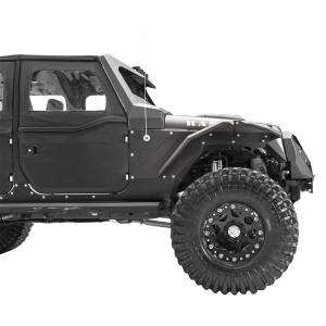 Fab Fours - Fab Fours JK1003-1 Front Fender Flare for Jeep Wrangler JK 2007-2018 - Image 4