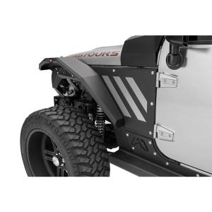 Fab Fours - Fab Fours JK1003-1 Front Fender Flare for Jeep Wrangler JK 2007-2018 - Image 6