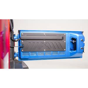 Fab Fours - Fab Fours JK2000-1 Rear Door Plate for Jeep Wrangler JK 2007-2018 - Image 2