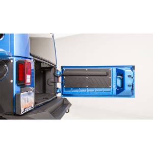 Fab Fours - Fab Fours JK2000-1 Rear Door Plate for Jeep Wrangler JK 2007-2018 - Image 4