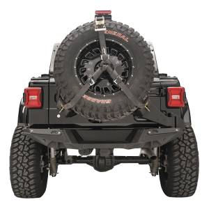Fab Fours JL2070-1 Slant Back Tire Carrier for Jeep Wrangler JL 2018-2020