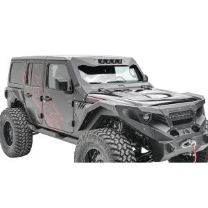 Fab Fours JL3021-1 Vi-Cowl 4" Light Insert for Jeep Wrangler JL/Gladiator 2018-2020