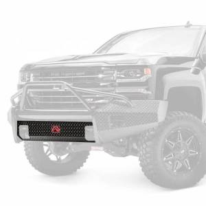 Fab Fours K20482-1 Black Steel 1500 Front Lower Guard Plate