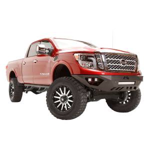 Fab Fours - Fab Fours NT16-D3751-1 Vengeance Front Bumper with Sensor Holes for Nissan Titan XD 2016-2019 - Image 2