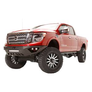 Fab Fours - Fab Fours NT16-D3751-1 Vengeance Front Bumper with Sensor Holes for Nissan Titan XD 2016-2019 - Image 3