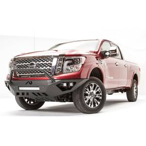Fab Fours - Fab Fours NT16-D3752-1 Vengeance Front Bumper with Pre-Runner Guard and Sensor Holes for Nissan Titan XD 2016-2019 - Image 2