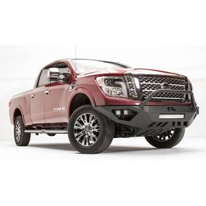 Fab Fours - Fab Fours NT16-D3752-1 Vengeance Front Bumper with Pre-Runner Guard and Sensor Holes for Nissan Titan XD 2016-2019 - Image 3