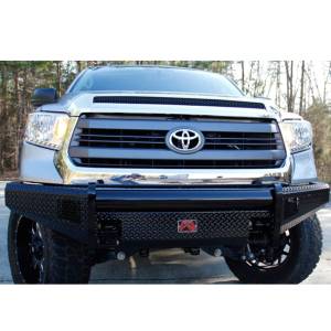 Fab Fours - Fab Fours TT07-K1861-1 Black Steel Front Bumper for Toyota Tundra 2007-2013 - Image 3