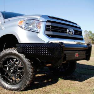 Fab Fours - Fab Fours TT07-K1861-1 Black Steel Front Bumper for Toyota Tundra 2007-2013 - Image 4