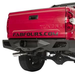 Fab Fours - Fab Fours TT14-E2852-1 Vengeance Rear Bumper with Sensor Holes for Toyota Tundra 2014-2020 - Image 4