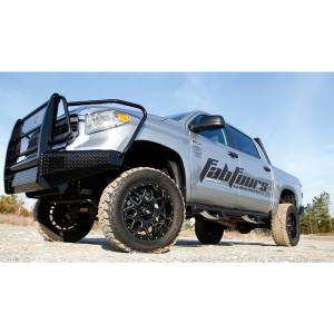 Fab Fours - Fab Fours TT14-K2860-1 Black Steel Front Bumper with Full Grille Guard for Toyota Tundra 2014-2019 - Image 3