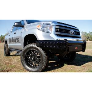 Fab Fours - Fab Fours TT14-K2861-1 Black Steel Front Bumper for Toyota Tundra 2014-2019 - Image 2