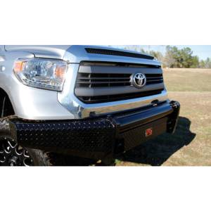 Fab Fours - Fab Fours TT14-K2861-1 Black Steel Front Bumper for Toyota Tundra 2014-2019 - Image 3